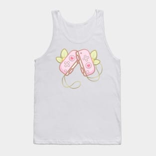 Cute Cozy Pink Gaming Console Wireless Controllers Tank Top